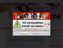 Tablet Screenshot of forum-porno.fr